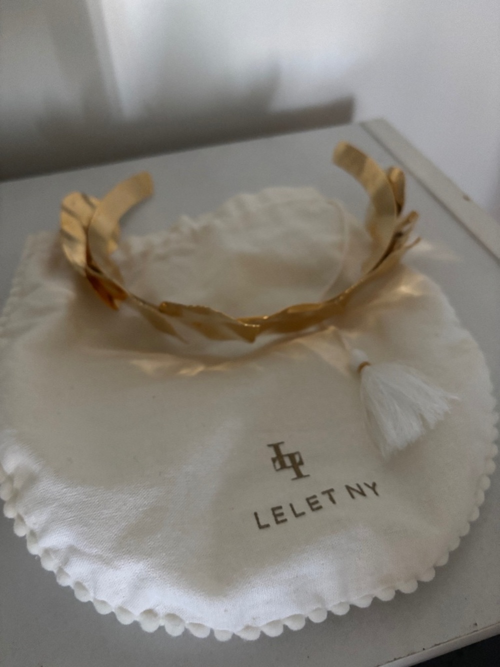 Lelet NY gold headband